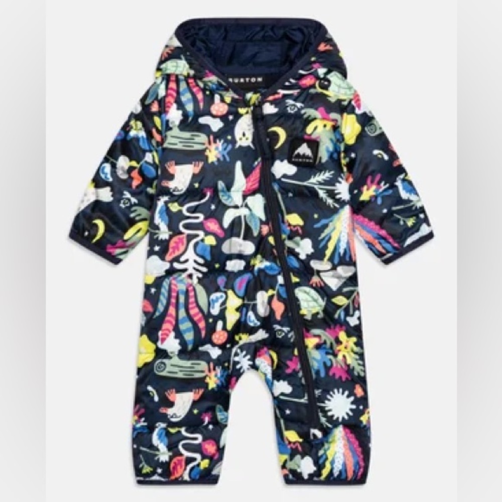 Burton Infants' Baby Bunting Snow Suit 6M - Moonlit Grove- Kids One Piece Footie